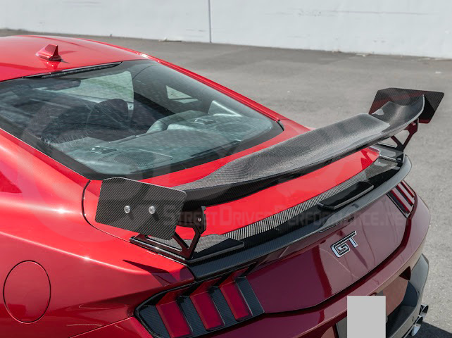 2024-UP FORD MUSTANG S650 COUPE | APR STYLE CARBON FIBER REAR HIGH WING SPOILER